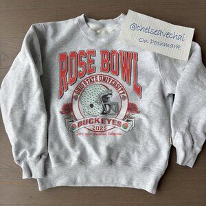 Ohio State Buckeyes Football Sweatshirt Retro 2025 Buckeyes Rose Bowl Shirt tee